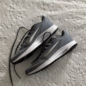 Nike Gray and Black Athletic Shoes